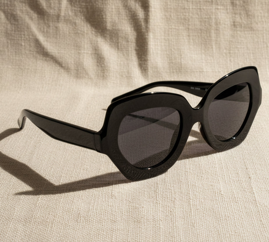 Stone sunglasses onyx black – ALFI Eyewear oversized