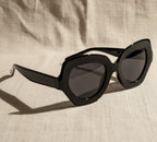 Stone sunglasses onyx black – ALFI Eyewear oversized