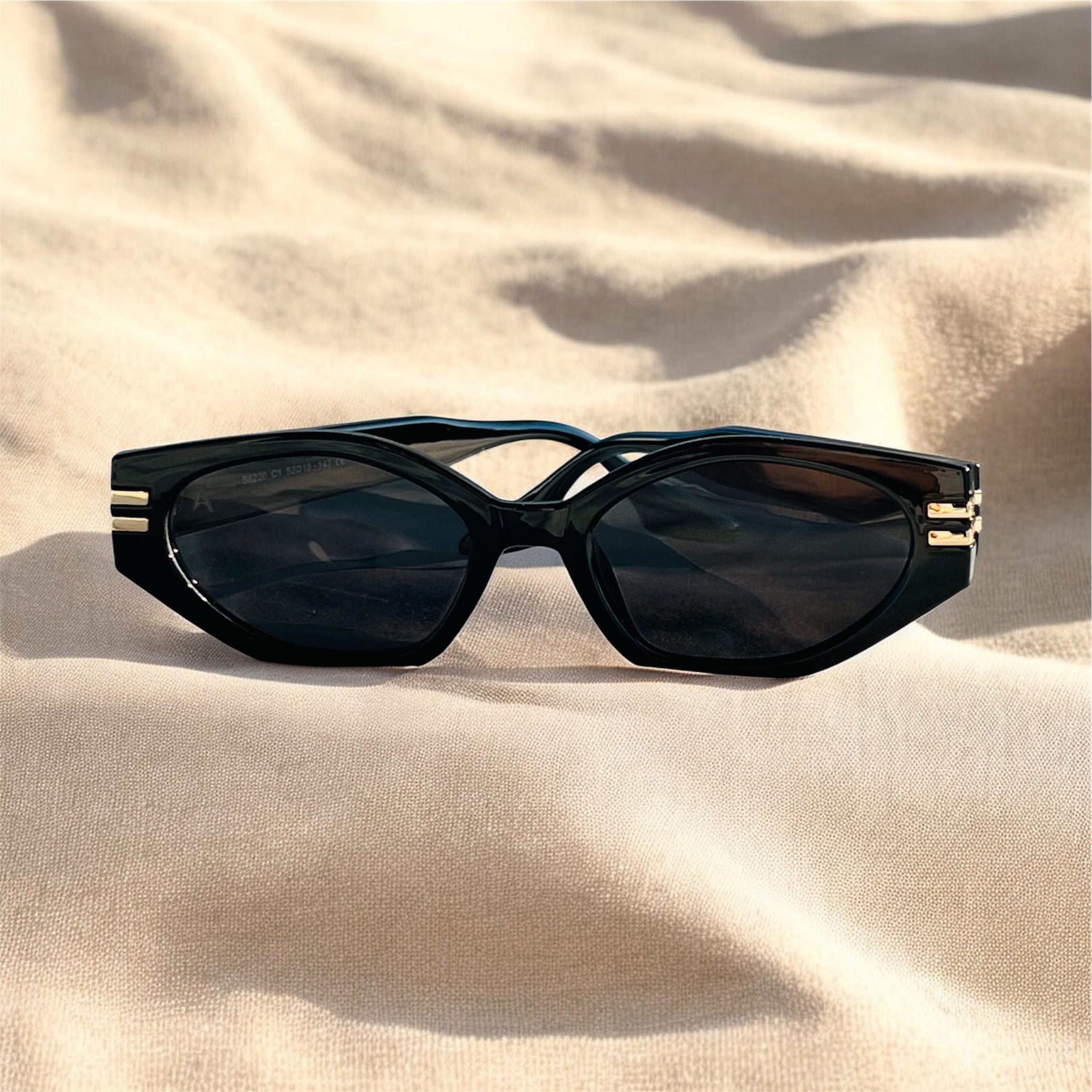 Black capri sunglasses designer alfi eyewear 